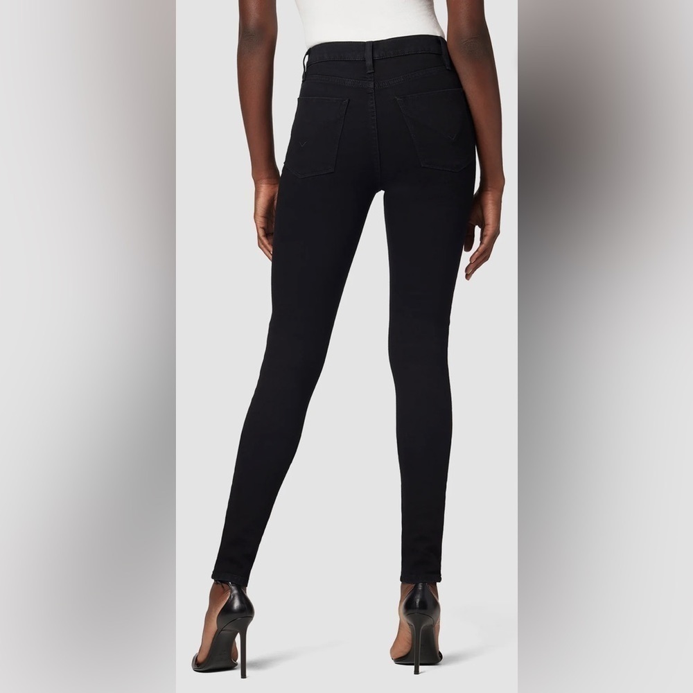 Hudson Barbara Super-skinny Black Jeans